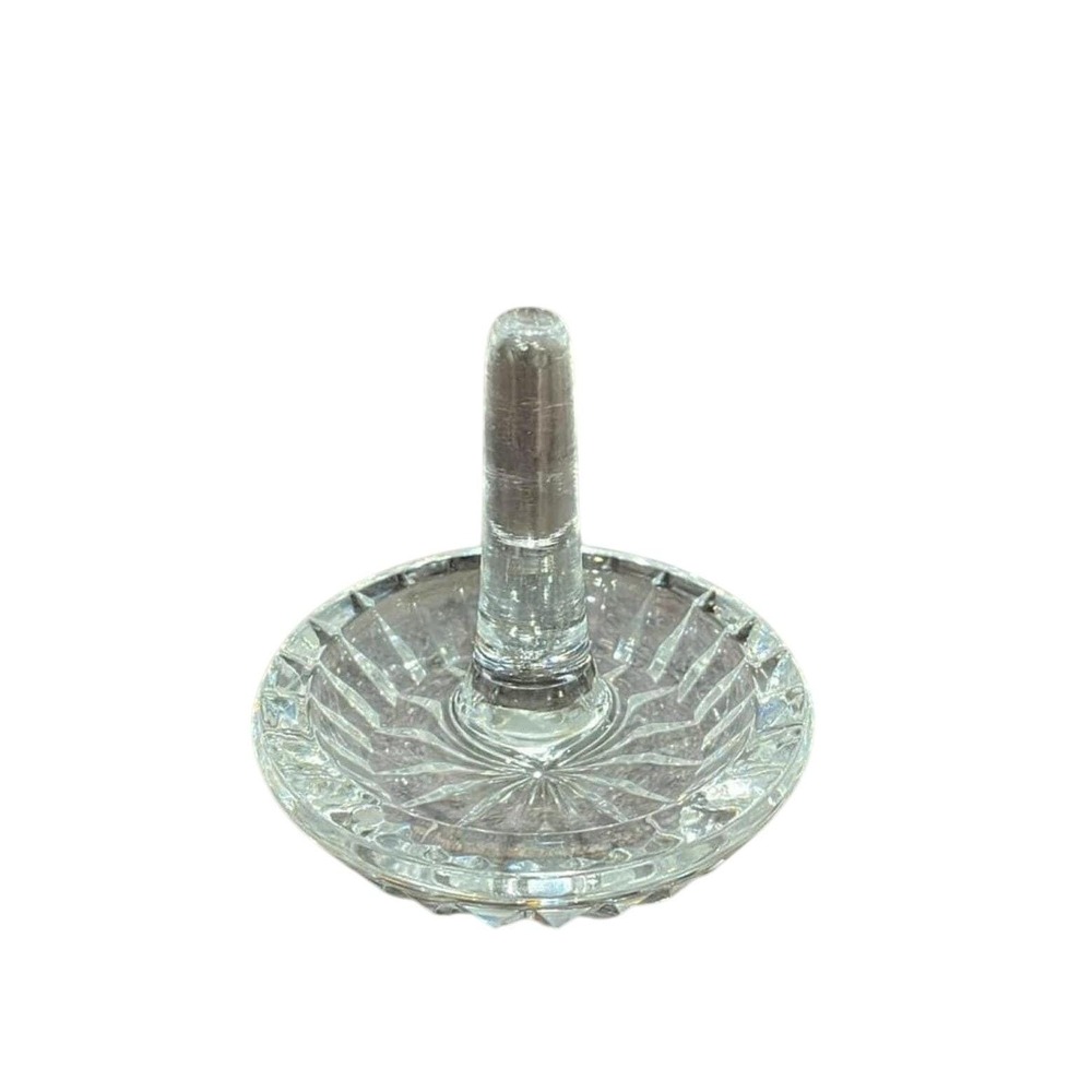 Waterford Crystal 3-1/8 Round Ring Trinket Jewelry Vanity Dish Holder